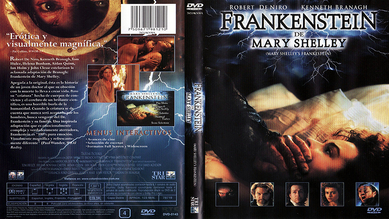 Frankenstein de Mary Shelley  1994